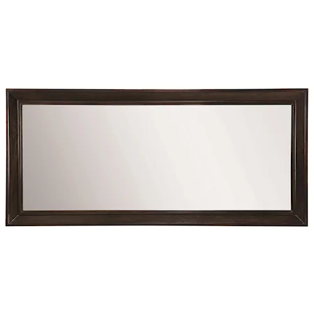 Long Pane Wall Mirror with High End Modern Style